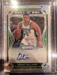 Grant Williams Basketball Cards 2021 Panini Prizm Fast Break Autographs Prices
