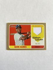 Ozzie Albies [High Number Gold] #OA Baseball Cards 2018 Topps Heritage Clubhouse Collection Relics Prices