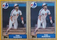 Tim Raines #30 Baseball Cards 1987 Topps Tiffany Prices