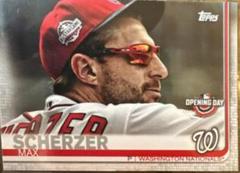 Max Scherzer [Wearing Sunglasses] Baseball Cards 2019 Topps Opening Day Prices