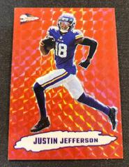Justin Jefferson [Red] #PAC-16 Football Cards 2022 Panini Zenith 1992 Pacific Prices