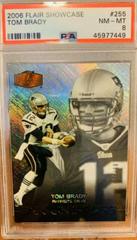 Tom Brady [Gold] #255 Football Cards 2006 Flair Showcase Prices
