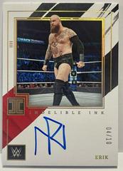 Erik [Holo Gold] Wrestling Cards 2022 Panini Impeccable WWE Indelible Ink Autographs Prices