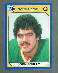 John Scully Football Cards 1990 Notre Dame Collegiate Collection Prices