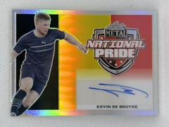 Kevin De Bruyne [Silver Crystal] #NP-KDB Soccer Cards 2022 Leaf Metal National Pride Autographs Prices