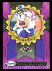 Mark Andrews [Purple] #6 Football Cards 2022 Panini Certified Seal of Approval Prices