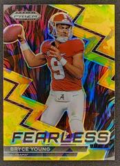 Bryce Young [Gold Ice] #F-16 Football Cards 2023 Panini Prizm Draft Picks Fearless Prices