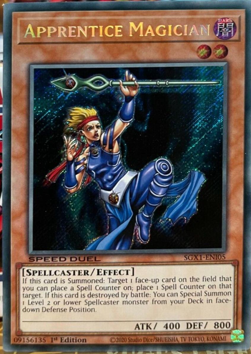 Apprentice Magician SGX1-ENI05 YuGiOh Speed Duel GX: Duel Academy Box