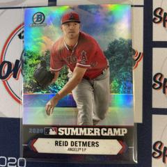 Reid Detmers #SC-11 Baseball Cards 2021 Bowman Chrome 2020 Summer Camp Prices