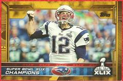 New England Patriots [Gold] #302 Football Cards 2015 Topps Prices