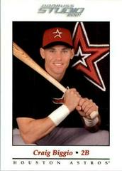 Craig Biggio #81 Baseball Cards 2001 Studio Prices