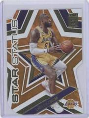 LeBron James [Orange Die Cut] Basketball Cards 2022 Panini Donruss Elite Star Status Prices