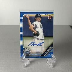 Matt Krook [Blue] Baseball Cards 2019 Bowman Prospect Autographs Prices