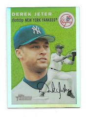 Derek Jeter [Retrofractor] Baseball Cards 2003 Topps Heritage Chrome Prices