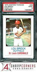 Lou Brock [Hand Cut] #23 Baseball Cards 1975 Hostess Twinkies Prices