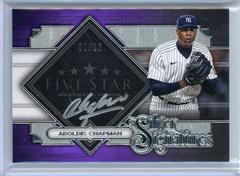 Aroldis Chapman [Purple] #SS-AC Baseball Cards 2022 Topps Five Star Silver Signatures Prices