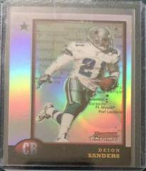 Deion Sanders [Interstate Refractors] #109 Football Cards 1998 Bowman Chrome Prices