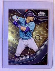 Julio Rodriguez [Superfractor] #59 Baseball Cards 2023 Topps Chrome Black Prices