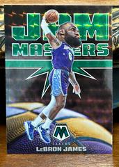 LeBron James [Green] Basketball Cards 2021 Panini Mosaic Jam Masters Prices