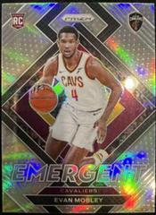Evan Mobley [Silver Prizm] Basketball Cards 2021 Panini Prizm Emergent Prices