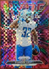 D'Andre Swift [Purple Power Prizm] Football Cards 2021 Panini Prizm Hype Prices