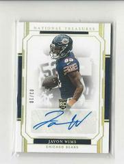 Javon Wims [Autograph Holo Gold] #111 Football Cards 2018 National Treasures Prices