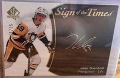 Jake Guentzel #SOTT-JG Hockey Cards 2021 SP Authentic Sign of the Times Autographs Prices
