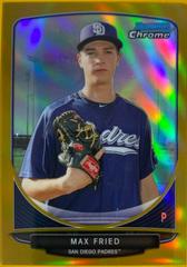 Max Fried [Gold Refractor] #180 Baseball Cards 2013 Bowman Chrome Mini Prices