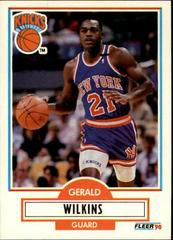 Gerald Wilkins Basketball Cards 1990 Fleer Prices