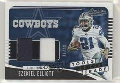 Ezekiel Elliott Football Cards 2019 Panini Absolute Tools of the Trade Double Prices