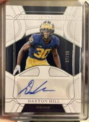 Daxton Hill #RCS-DHI Football Cards 2022 Panini National Treasures Collegiate Rookie Signatures Prices