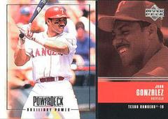 Juan Gonzalez Baseball Cards 1999 Upper Deck Power Auxiliary Power Prices