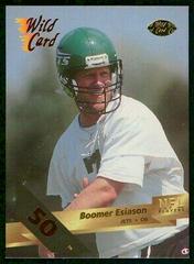 Boomer Esiason [50 Stripe] #115 Football Cards 1993 Wild Card Prices