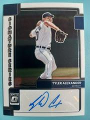 Tyler Alexander Baseball Cards 2022 Panini Donruss Optic Signature Series Prices