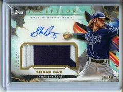 Shane Baz [Green] #IAP-SB Baseball Cards 2023 Topps Inception Autograph Patch Prices