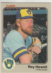 Roy Howell #36 Baseball Cards 1983 Fleer Prices