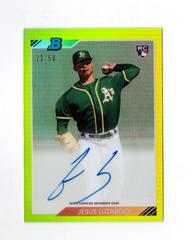 Jesus Luzardo [Gold Refractor] Baseball Cards 2020 Bowman Heritage Chrome Autographs Prices
