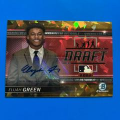 Elijah Green [Autograph Gold Atomic] #BDN-5 Baseball Cards 2022 Bowman Draft Night Prices
