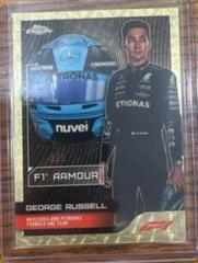 George Russell [Superfractor] #AM-GR Racing Cards 2023 Topps Chrome Formula 1 Armour Prices