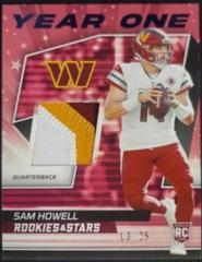 Sam Howell [Prime] Football Cards 2022 Panini Rookies & Stars Year One Prices