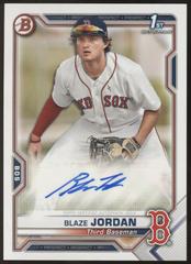 Blaze Jordan [Red] #PAPR-BJ Baseball Cards 2021 Bowman Paper Prospects Autographs Prices