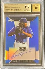 Vladimir Guerrero Jr. [Blue] Baseball Cards 2018 Leaf Metal Draft Autograph Prices