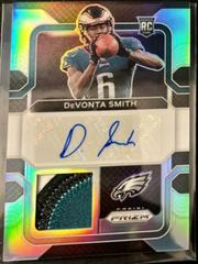 DeVonta Smith #RPA-DS Football Cards 2021 Panini Prizm Rookie Patch Autographs Prices