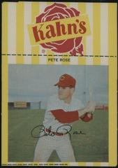 Pete Rose [Batting] Baseball Cards 1967 Kahn's Wieners Prices