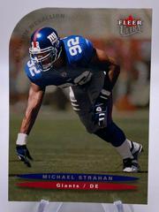 Michael Strahan [Platinum Medallion] Football Cards 2003 Ultra Prices