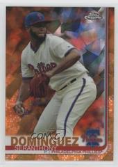 Seranthony Dominguez [Orange Refractor] Baseball Cards 2019 Topps Chrome Sapphire Prices