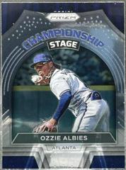 Ozzie Albies Baseball Cards 2022 Panini Prizm Championship Stage Prices