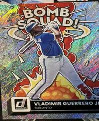 Vladimir Guerrero Jr. [Rapture] #BS-2 Baseball Cards 2022 Panini Donruss Bomb Squad Prices