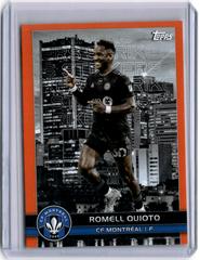 Romell Quioto [Orange] Soccer Cards 2023 Topps MLS Big City Strikers Prices
