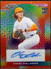 Chase Dollander [Orange Mojo] #BA-CD2 Baseball Cards 2023 Leaf Vivid Autograph Prices